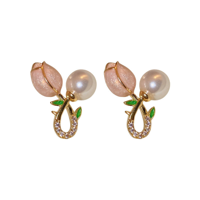 French Flower Earring