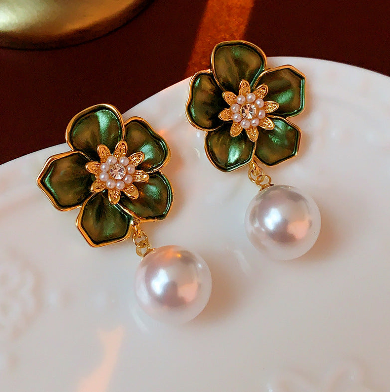 Retro Flower Earrings