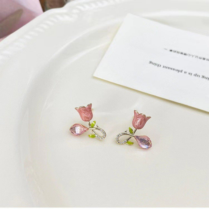 Tulip Flower Earrings