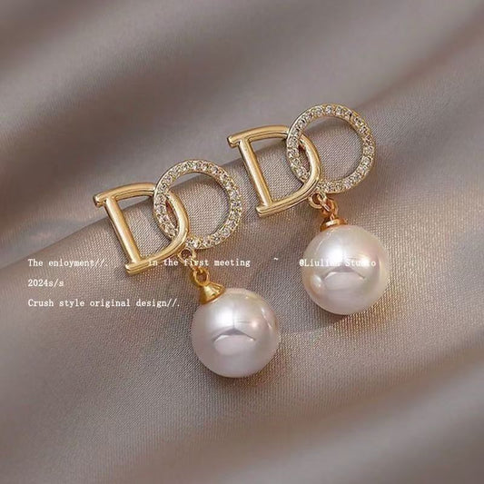 DO Letter Earrings