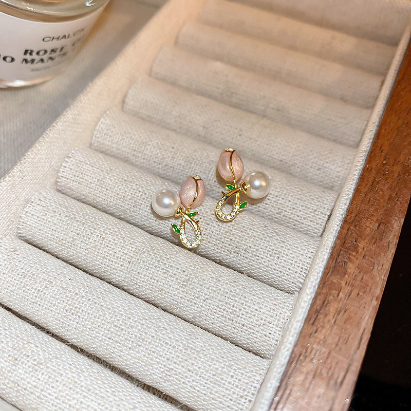 French Flower Earring