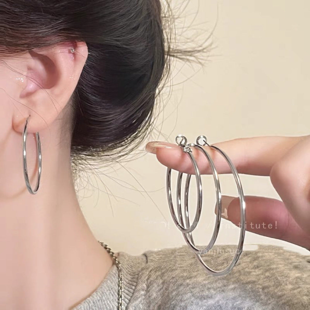 Cross-Border Plain Hoop