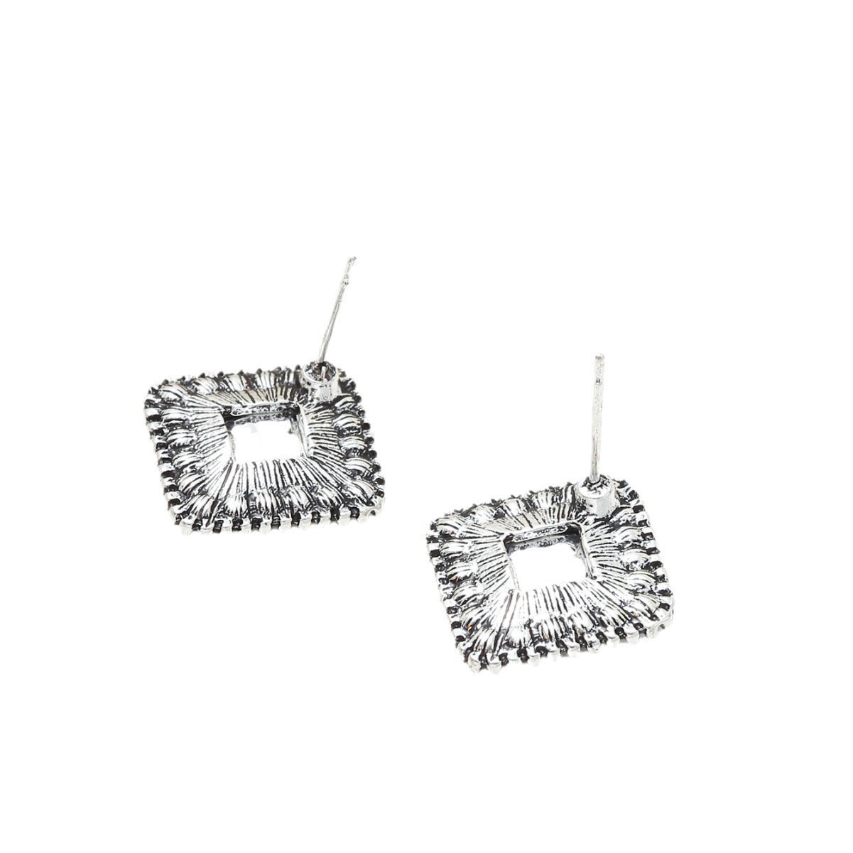 Blue Diamond Crystal Earrings