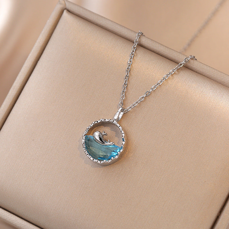 Beach Ocean Whale Necklace