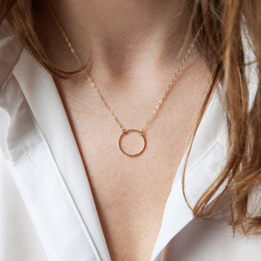 Open Circle Necklace