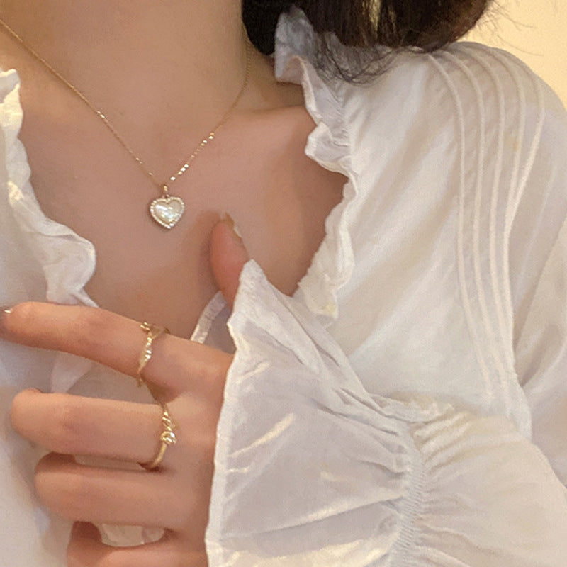 Silver Love Heart Necklace