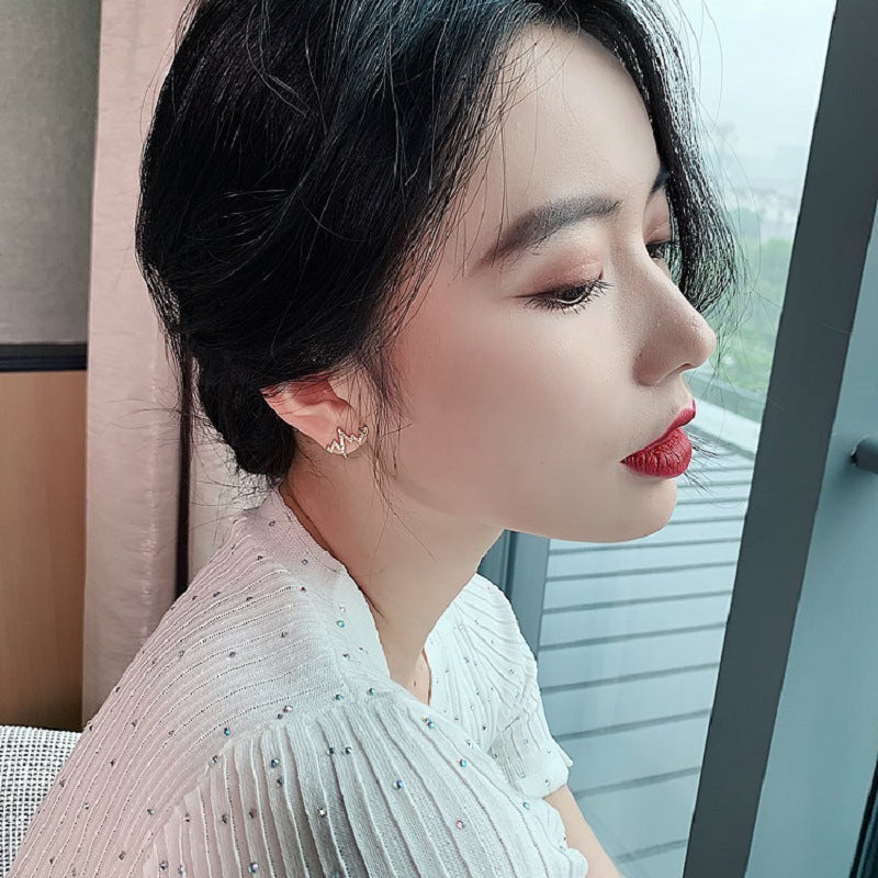 Cute Heartbeat Stud Earrings