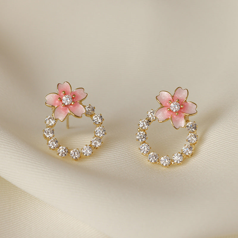 Pink Cherry Earrings