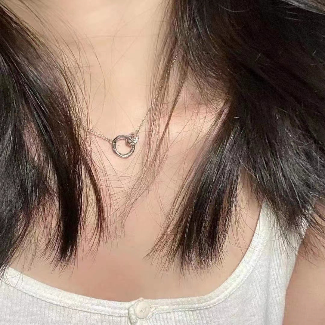 Mobius Silver Necklace