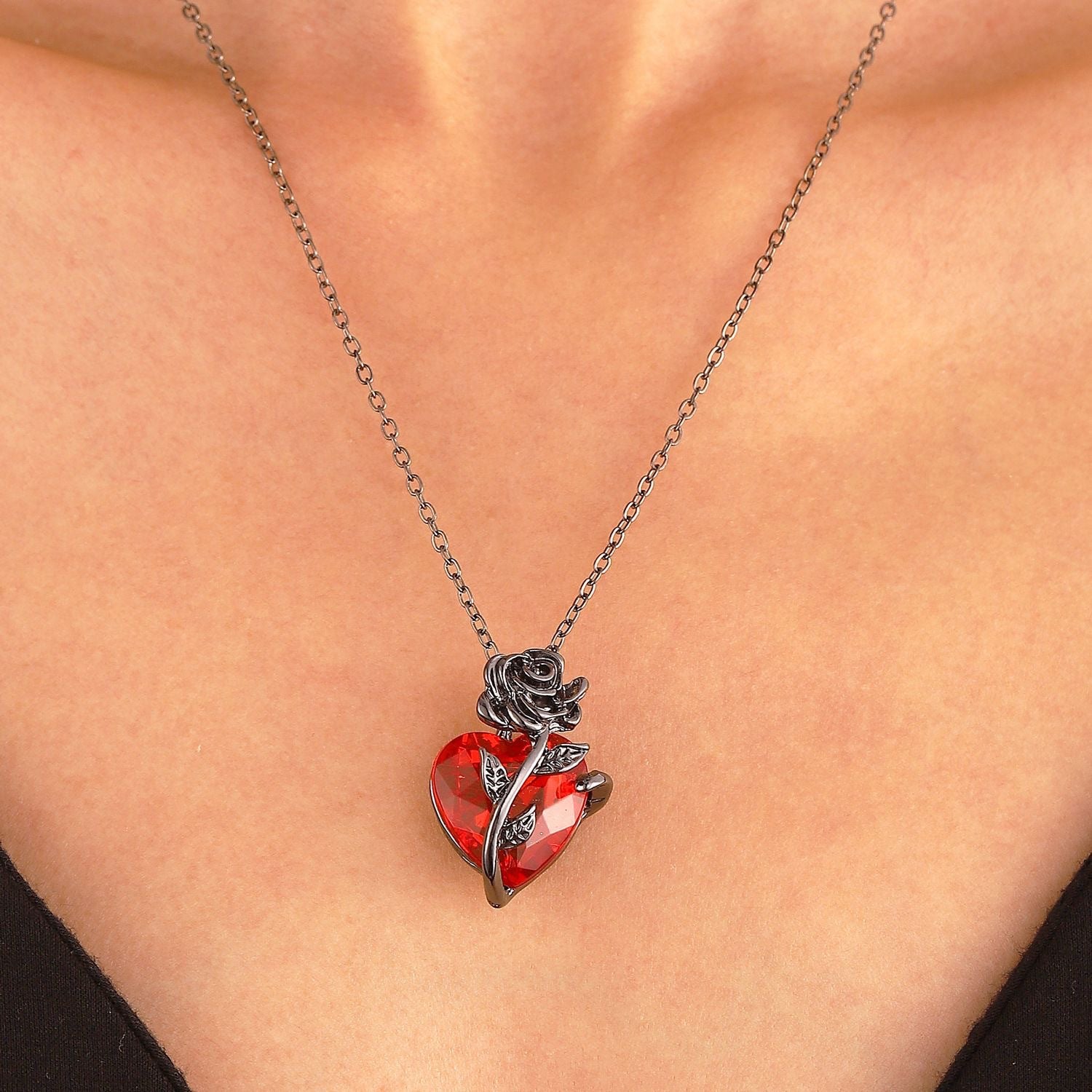 Rose Flower Necklaces