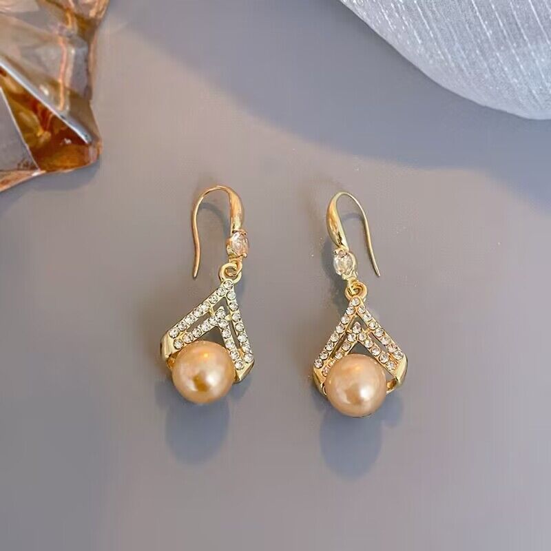 Korean Style Pearl Earrings