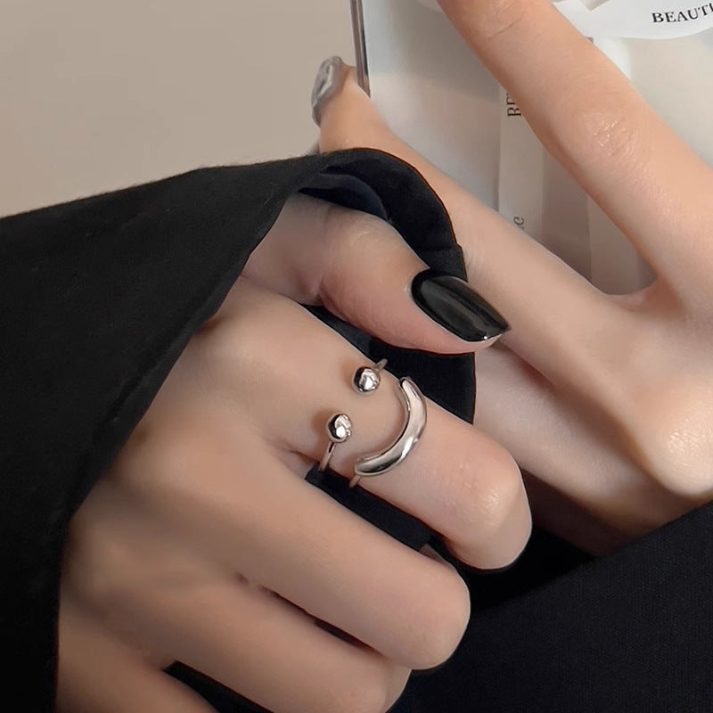 Oil Drop Flower Ring
