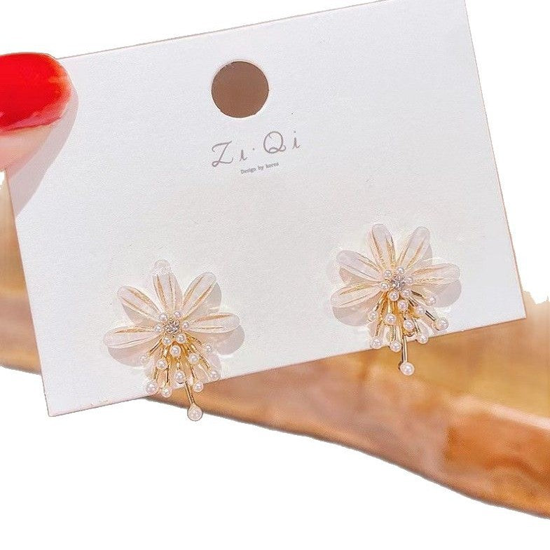 Fairy Flower Pearl Earrings