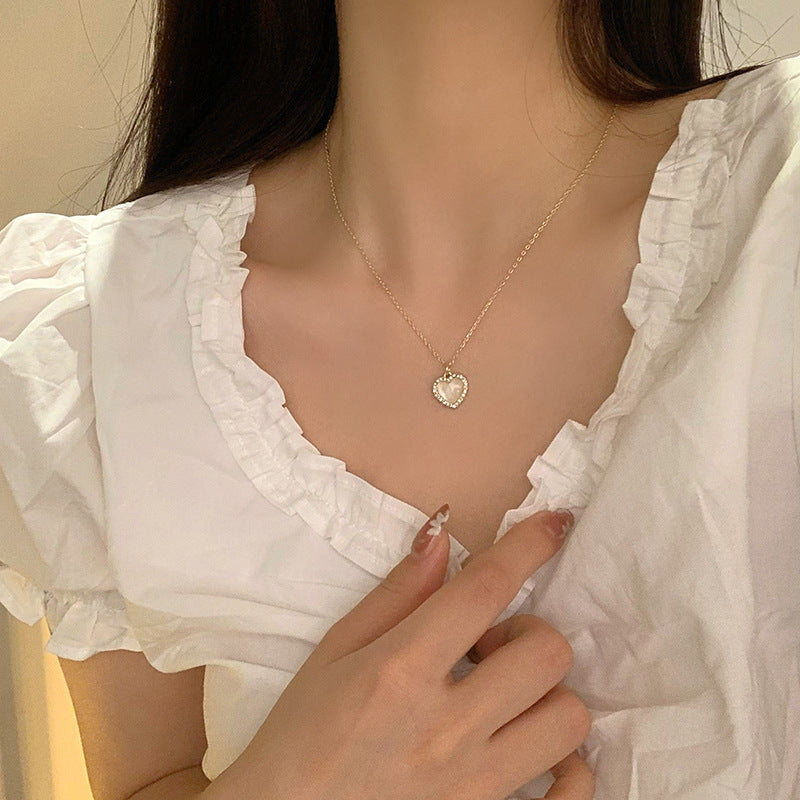 Silver Love Heart Necklace