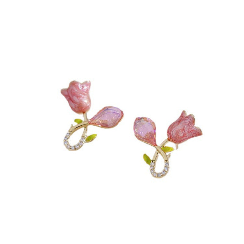 Tulip Flower Earrings