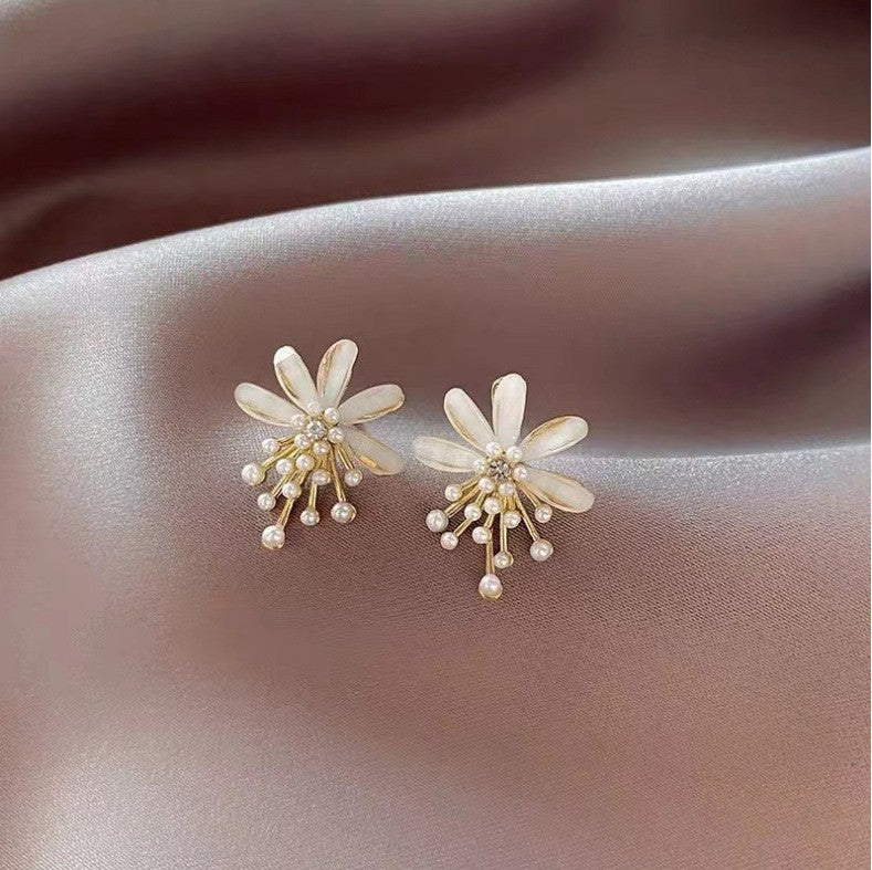 Fairy Flower Pearl Earrings