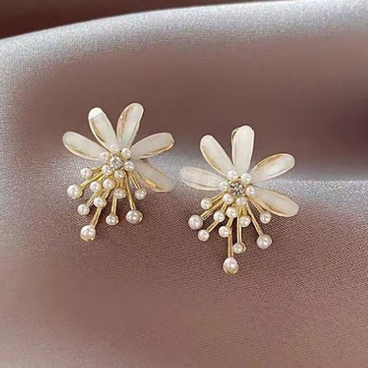 Fairy Flower Pearl Earrings