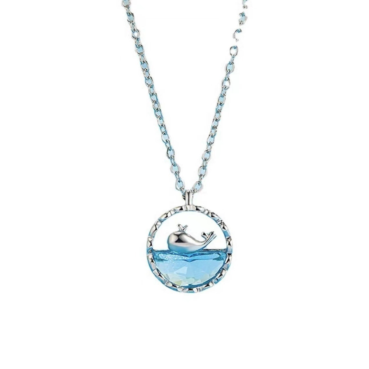 Beach Ocean Whale Necklace