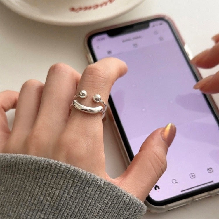 Oil Drop Flower Ring