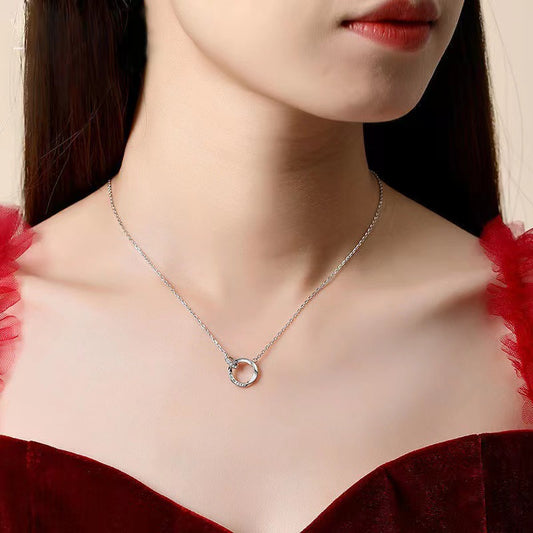 Mobius Silver Necklace