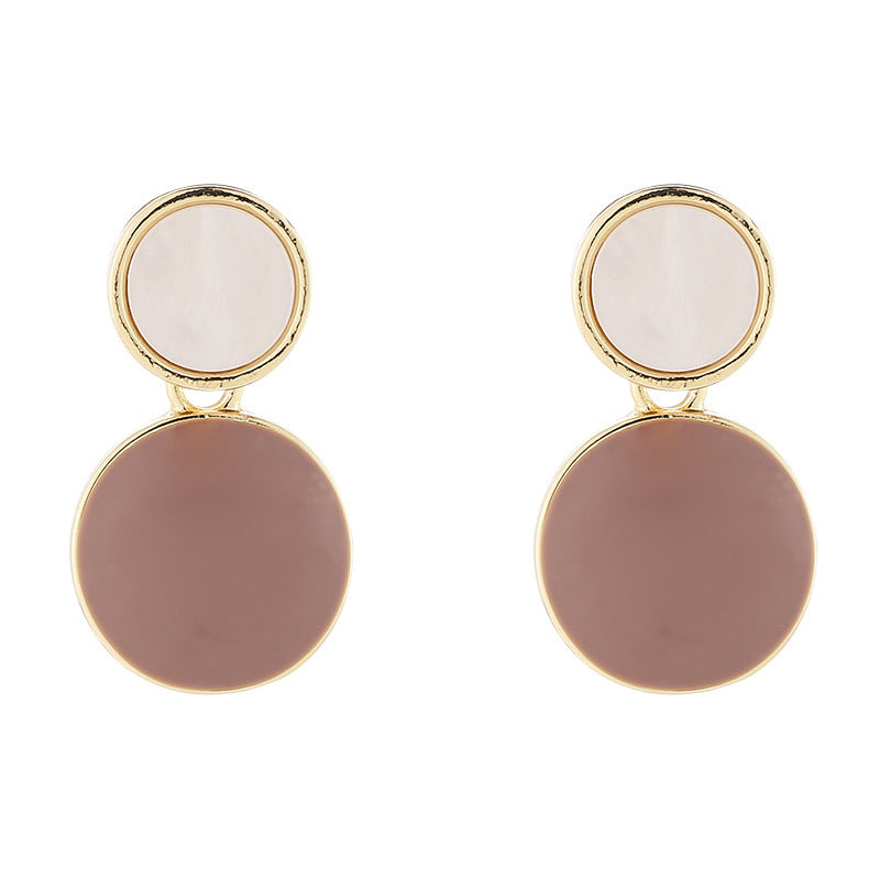 Natural Shell Double Dangle Earrings