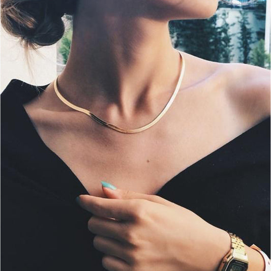Dainty Gold Snake Chain